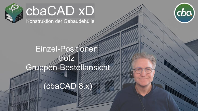 Einzel-Positionen trotz Gruppen-Bestellansicht (8.x)